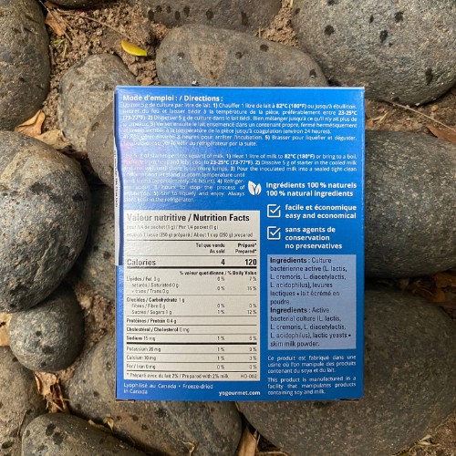 2 loại - Men làm sữa chua Kefir và Probiotic yogourment 18gr