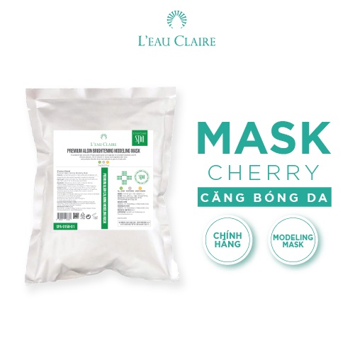 Mặt Nạ Vitamin C L'eau Claire Premium Algin Brightening Modeling Cung Cấp Dưỡng Chất Giúp Da Trắng Sáng Hồng Hào 1kg