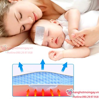 Miếng dán hạ sốt đổi màu 4 miếng E21
