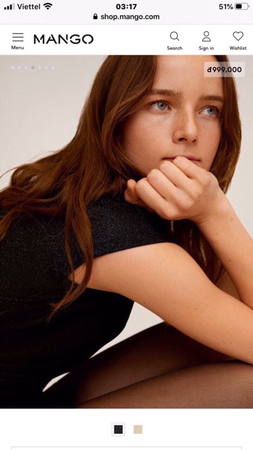 Váy Nữ Metallic Ánh Kim