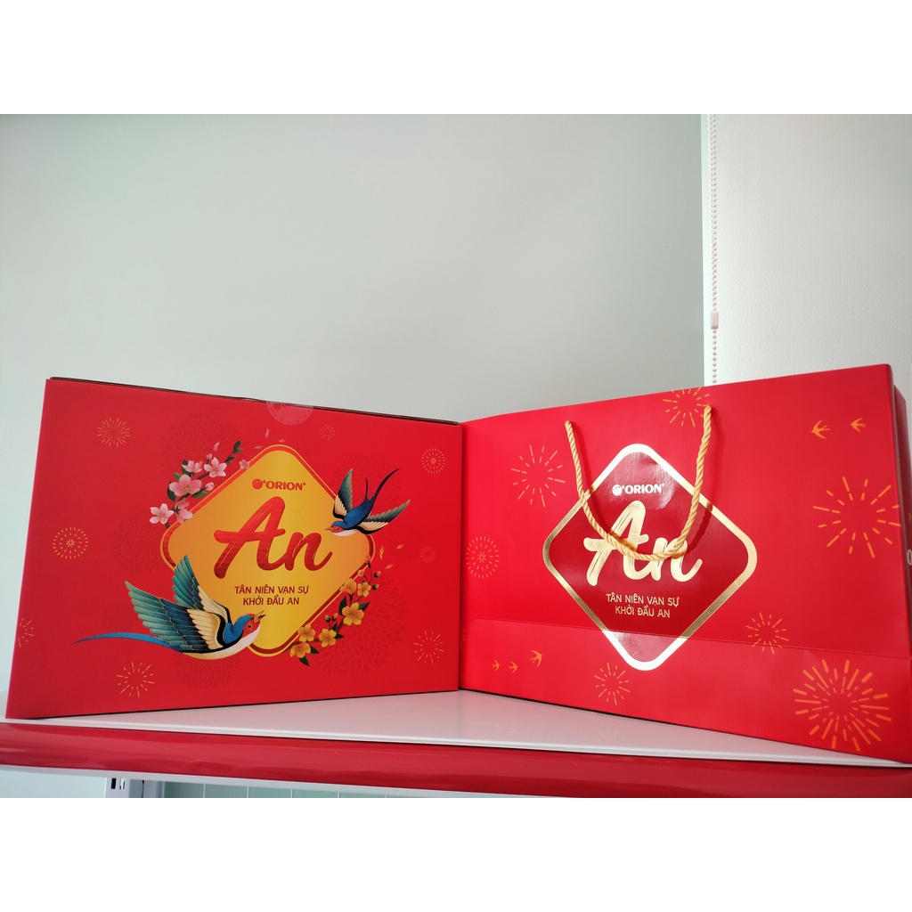 Bộ quà tết ORION-Bình An I(693,7g" 4 hộp+3 gói") | BigBuy360 - bigbuy360.vn