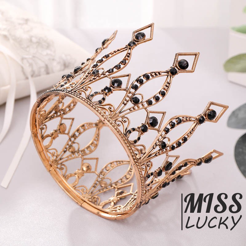 Vương miện kiểu dáng thời trang sang trọng đa dụng cho nữ