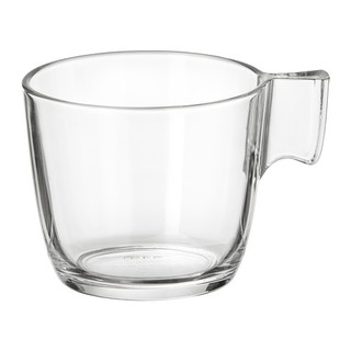 Cốc uống nước IKEA bằng thủy tinh trong suốt
