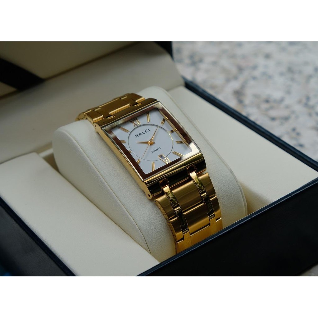 Đồng Hồ Nam Nữ HALEI H2 Khung Thép Cao Cấp Mặt Vuông Lịch Lãm  Sang Trọng Chống Nước Chống Xước Hiệu Quả [SALE GIÁ SỐC] | BigBuy360 - bigbuy360.vn