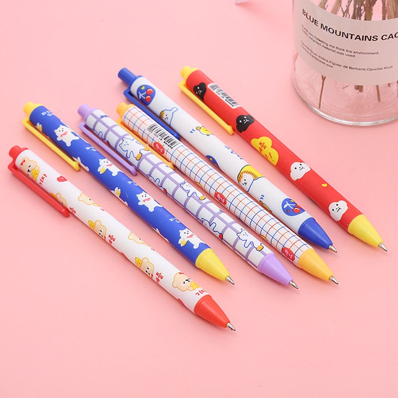 Bút Mực Gel Hình Gấu Dễ Thương 0.5mm