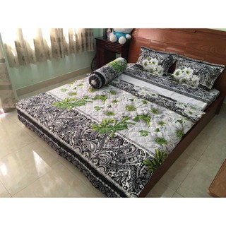 Xả Kho Bộ ga 2mx2m gối poly kèm vỏ gối ôm cùng mẫu
