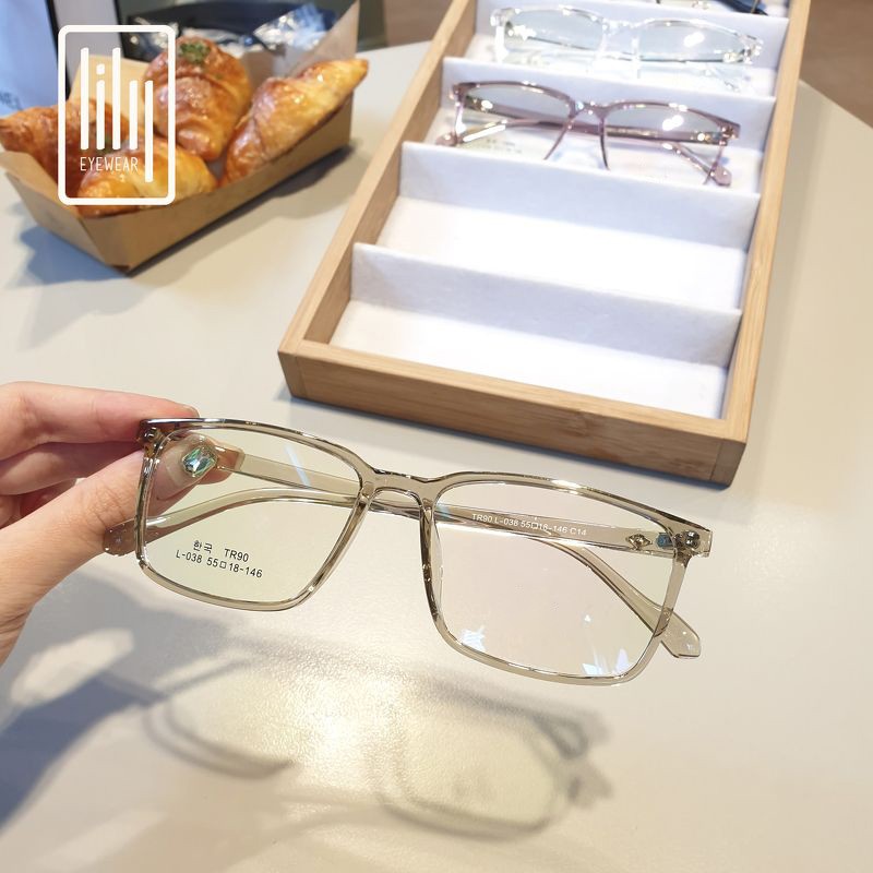Gọng kính cận vuông thời trang hàn quốc nam nữ Lilyeyewear L038 | BigBuy360 - bigbuy360.vn