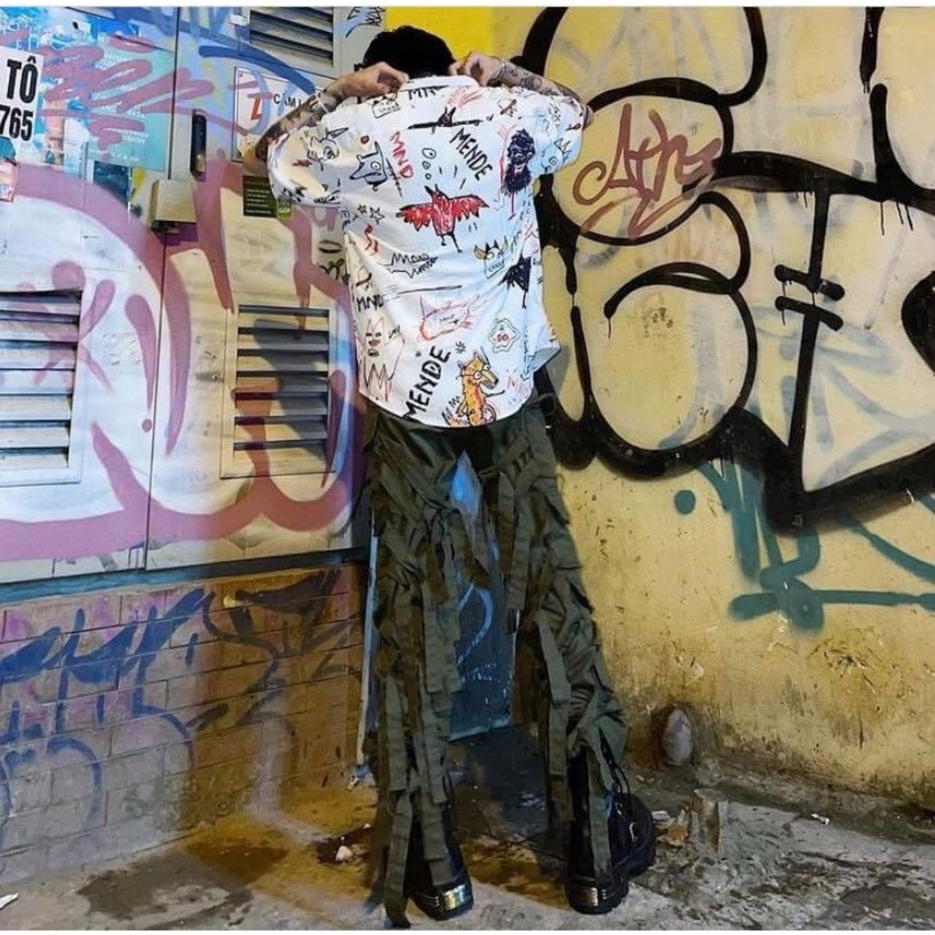 [CLIP THẬT] Áo sơ mi tay ngắn họa tiết THE CAT + CARTOON mende Fulltag tay lỡ, FORM UNISEX | BigBuy360 - bigbuy360.vn