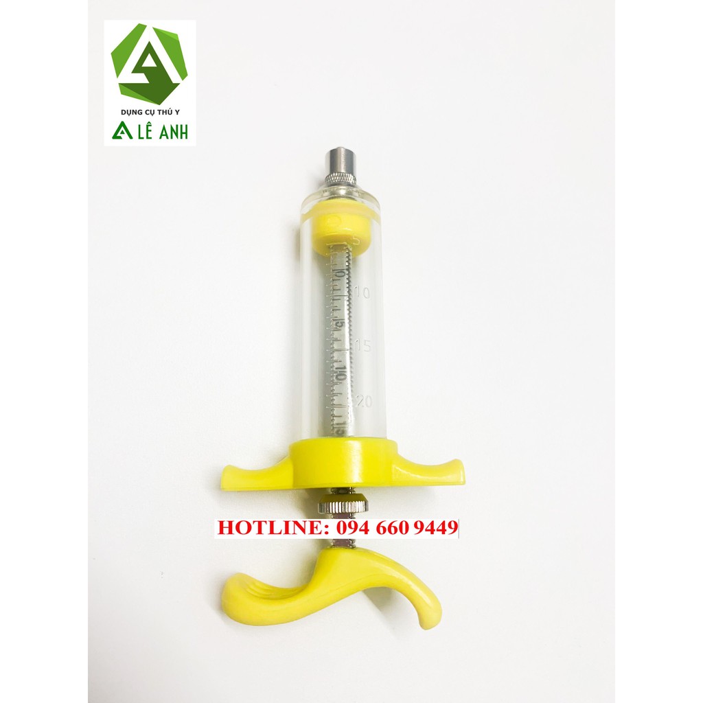 Xilanh thú y - bơm tiêm thú y 20ml - xilanh nhựa recca 20ml