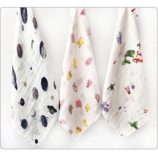 Khăn mặt cho bé sợi tre cao cấp Muslin Tree set 3c
