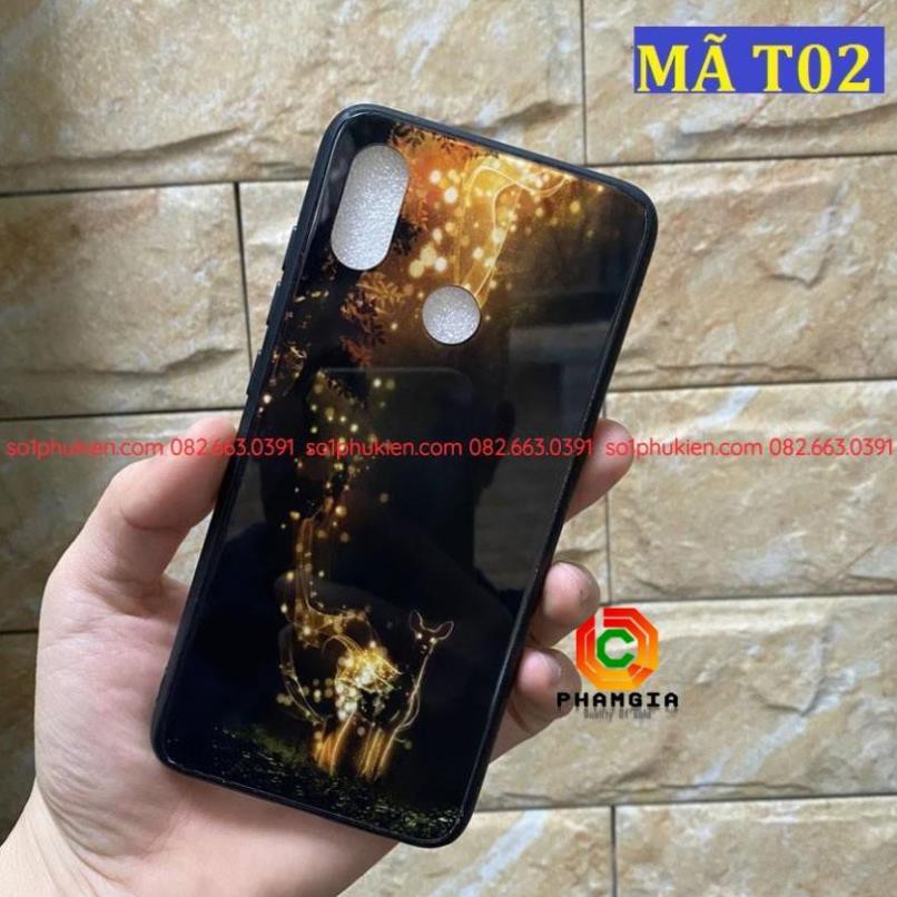 Ốp lưng Huawei Nova 3i, Huawei Y9 2019 mặt kính chống bể sang trọng, chống va đập khi bể hoa văn đẹp