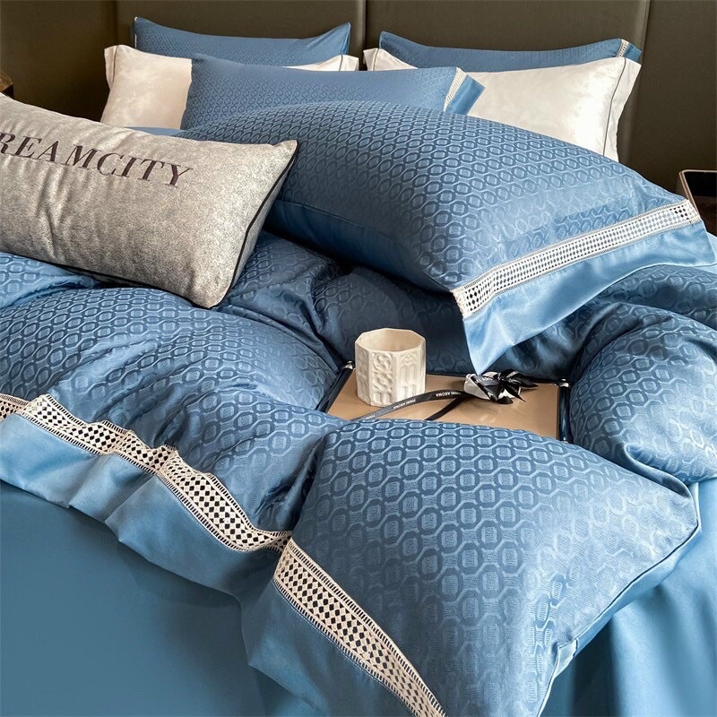 Bộ Chăn Ga Gối Lụa DREAMCITY 4 Món Set Chăn Ga Gối Hoạ Tiết Lụa Cao Cấp Nhập Khẩu Bedding By Lin | BigBuy360 - bigbuy360.vn