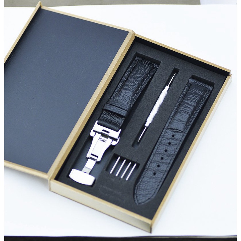 Dây đồng hồ da đà điểu siêu bền cao cấp xịn