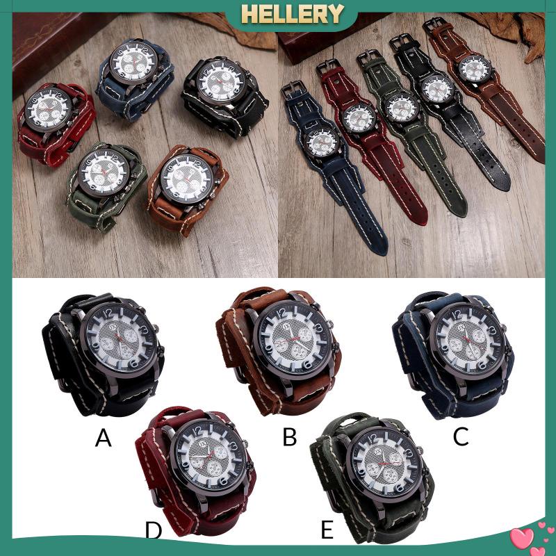 Đồng Hồ Dây Da Bản To Phong Cách Vintage
