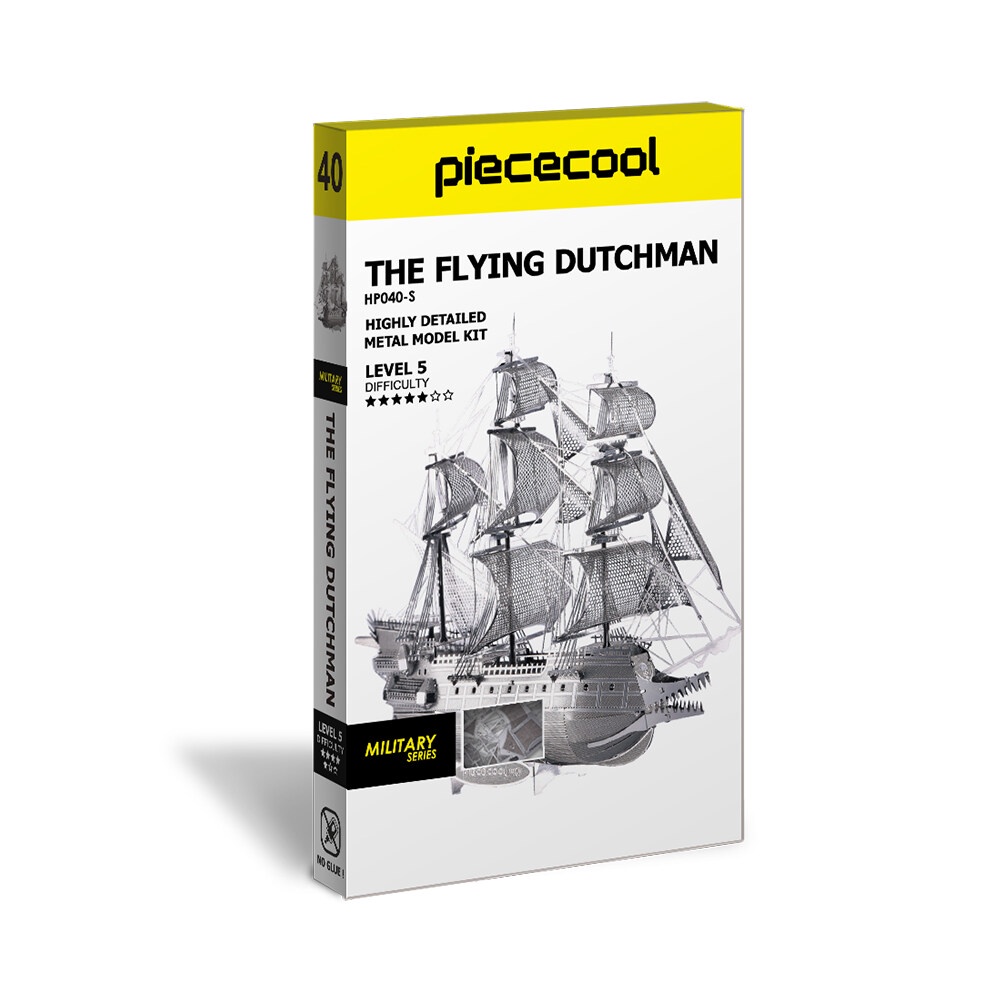 Mô Hình Lắp Ráp Tàu Cướp Biển Hà Lan 3D Bằng Kim Loại