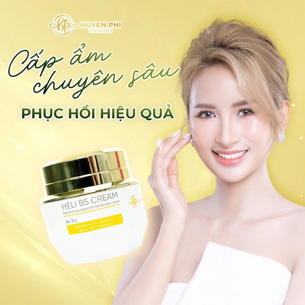 Kem HeLi B5 Huyền Phi Phục Hồi Chuyên Sâu, Tái Tạo Tế Bào 30g