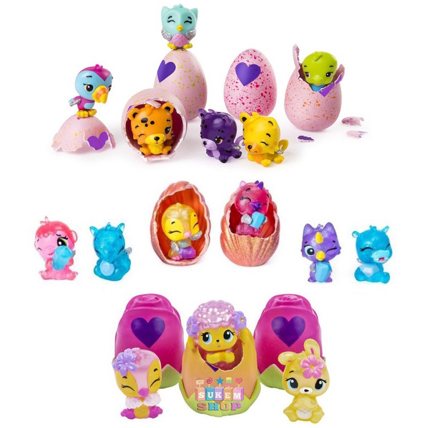 Combo thú hatchimal rời, đồ chơi bộ sưu tập các nhân vật nhỏ đáng yêu !