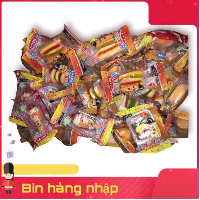 Combo 120 gói kẹo dẻo RISEN