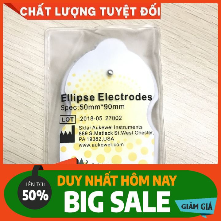 Cặp miếng dán điện xung máy massage Aukewel (LOẠI 1) - 01 Cặp