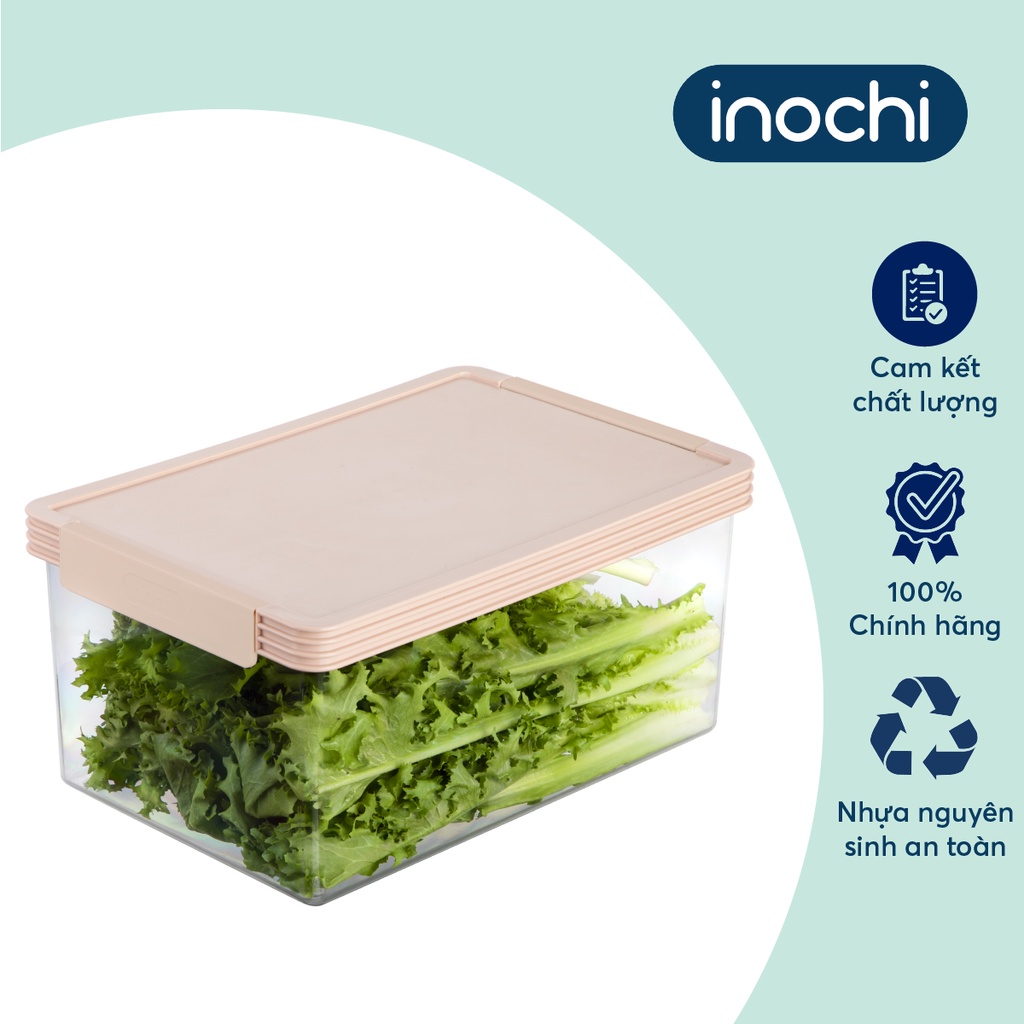 Bộ 2 hộp thực phẩm tritan chữ nhật Inochi- Hokaido 1000-2000ml