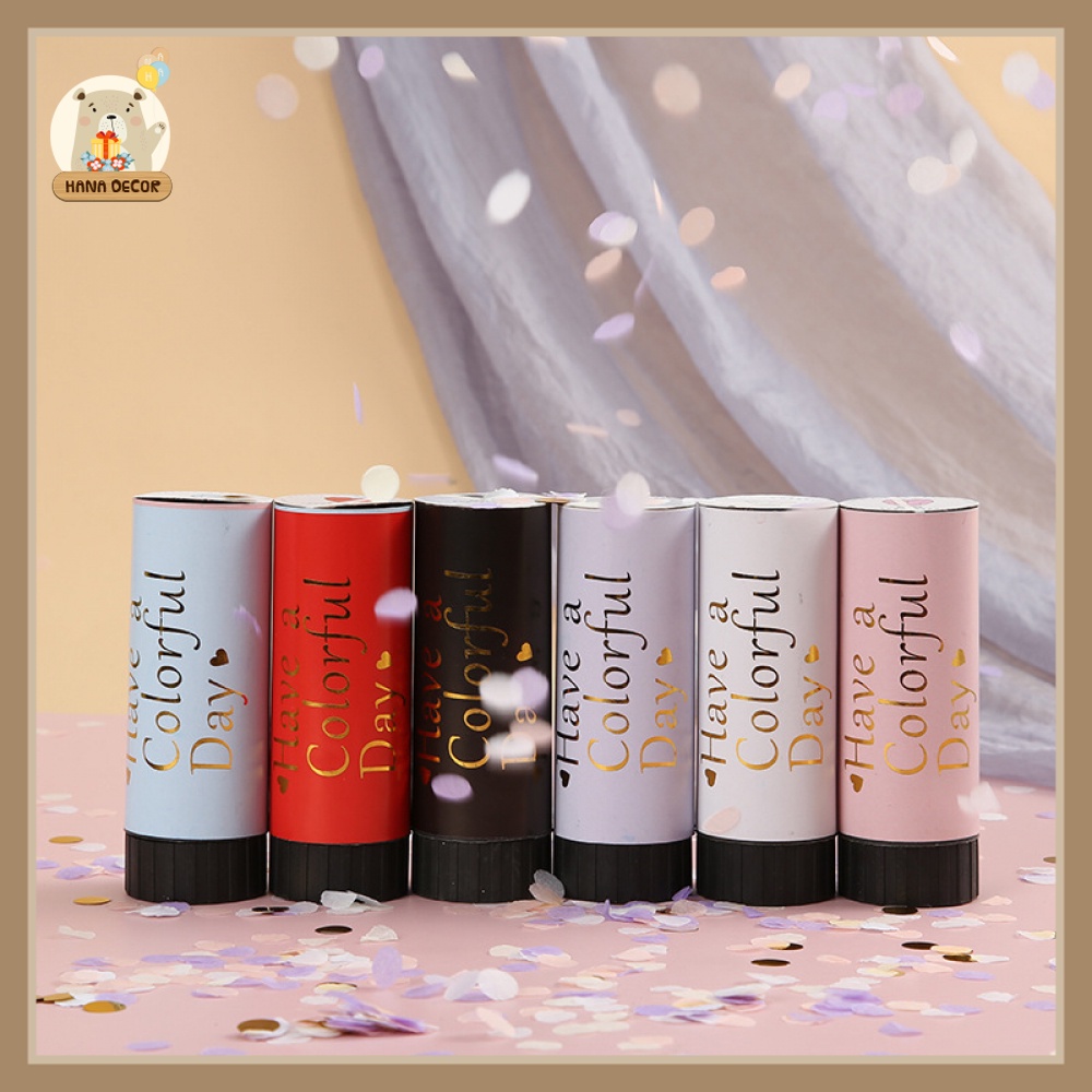 Pháo phụt giấy tổ chức sinh nhật, thôi nôi liên hoan HanaDecor