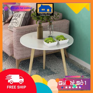 Bàn trà/cafe tròn ngồi bệt kiểu nhật chân gỗ tự nhiên cao 30cm hoặc 40cm☀️freeship - rẻ vô địch☀️