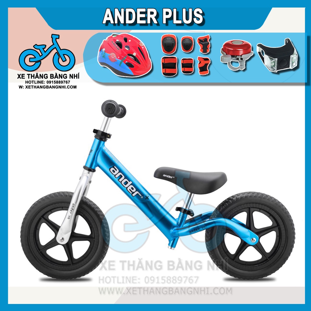 Xe thăng bằng Ander Plus Siêu nhẹ 1,9kg cho bé 17 tháng trở lên
