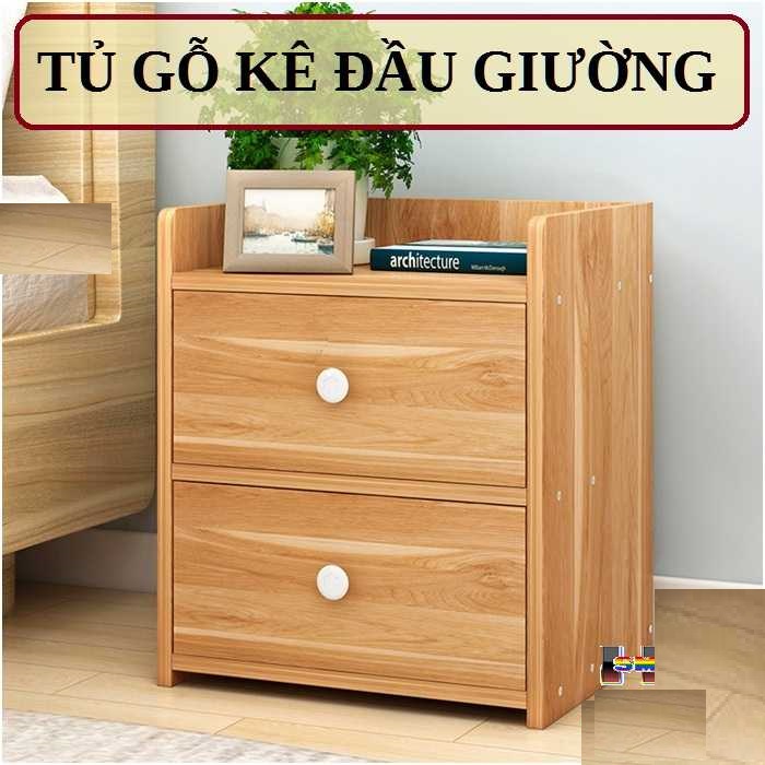 TỦ GỖ ĐẦU GIƯỜNG 2 NGĂN KÉO CAO CẤP , TIỆN DỤNG TIỆN DỤNG