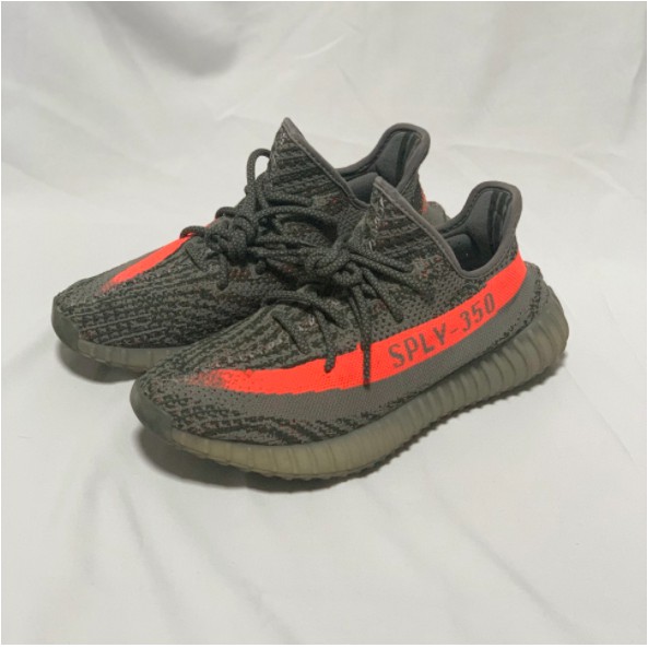 Giày Adidas Yeezy Boost 350 V2 Beluga (Steele Gray/Beluga/Solar Red) BB1826