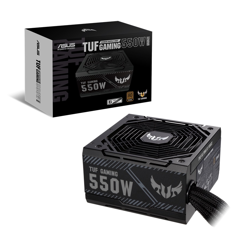 Nguồn máy tính ASUS TUF GAMING 550B 550W 80 plus Bronze - Chính hãng bảo hành 60 tháng
