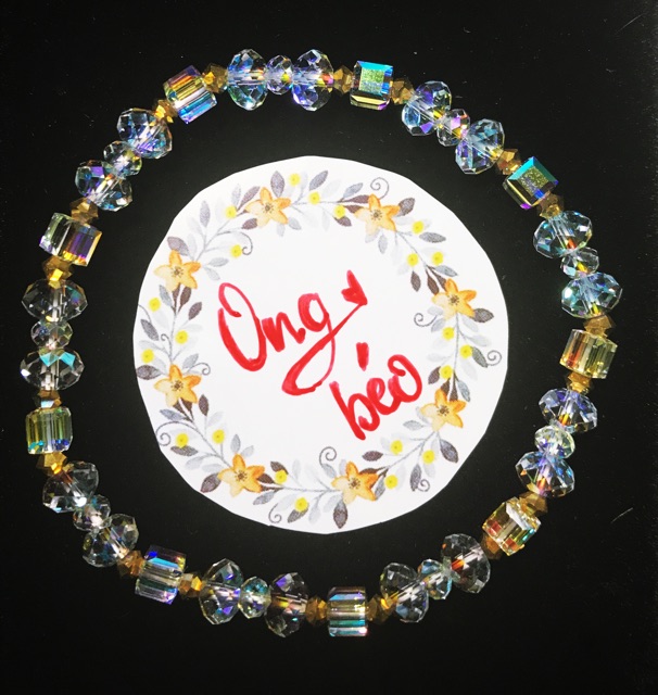 Pha lê Priciosa nón vàng 3mm