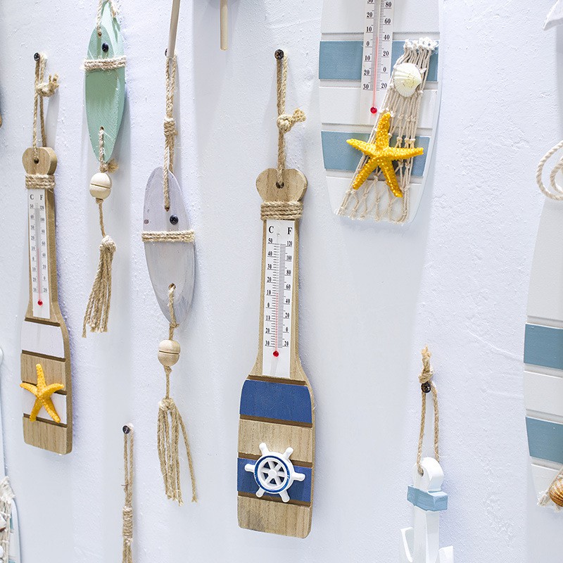 Dây móc treo trang trí nhiều mẫu bằng gỗ - Decor đồ trang trí theo phong cách biển Địa Trung Hải