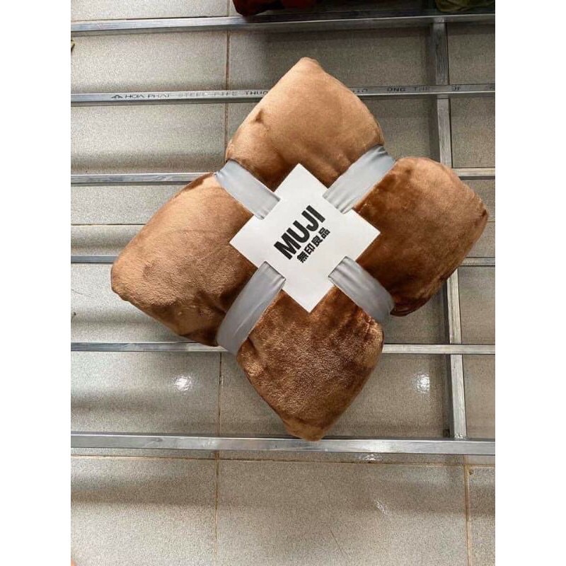 Chăn Muji lông thỏ spa,chăn văn phòng 1m1x2m