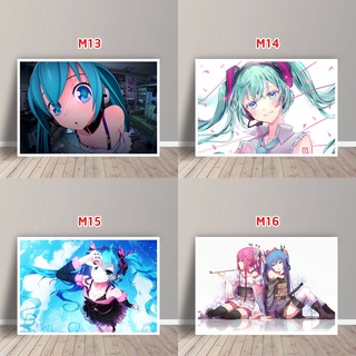 Tấm Postcard Cao Cấp Hatsune Miku