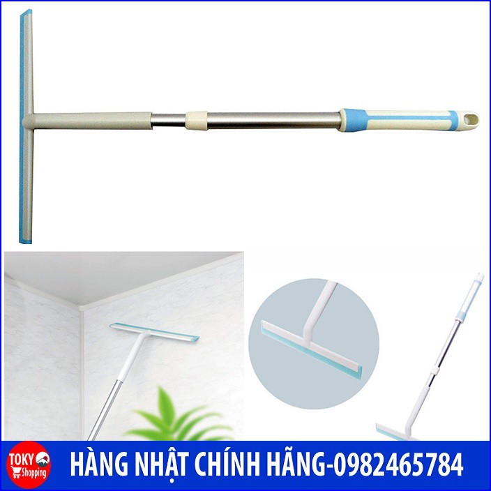 Dụng cụ lau kính điều chỉnh độ dài cao cấp Hàng Nhật Chính Hãng