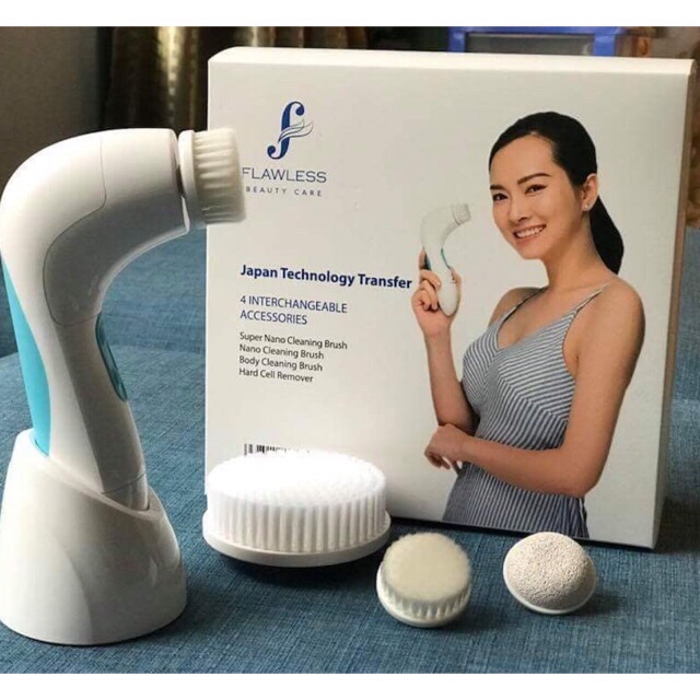 Bán nhanh bộ máy 3 cọ- máy rửa mặt cọ Nano Flawless - giá sỉ- cọ nano | BigBuy360 - bigbuy360.vn