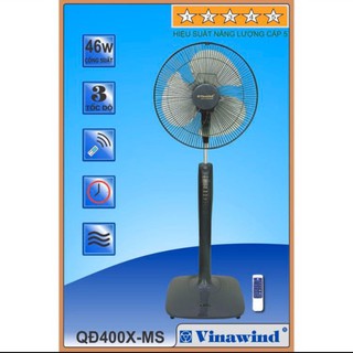 Giảm giá Quạt đứng 400X-MS VINAWIND có điều khiển Điện cơ Thống Nhất Đẹp