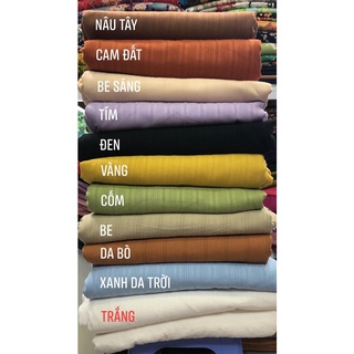 Vải đũi thô thêu kiện