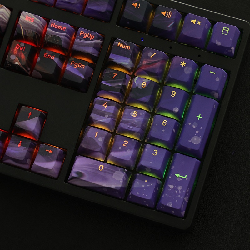 Naraka: Bladepoint Keycaps Cherry Profile Anime PBT Dye Sub Bàn phím cơ học Keycap