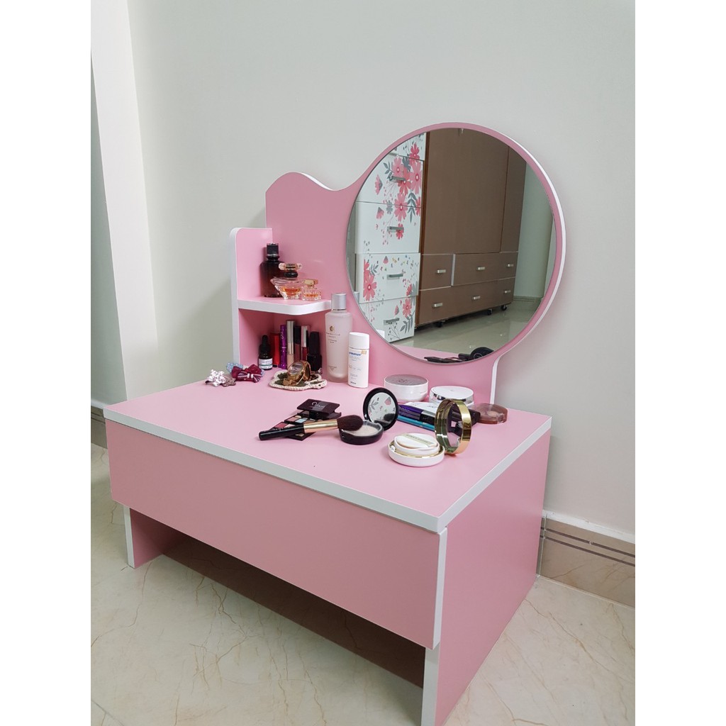 BÀN TRANG ĐIỂM MINI NGỒI BỆT KL05 (60*40*95cm)