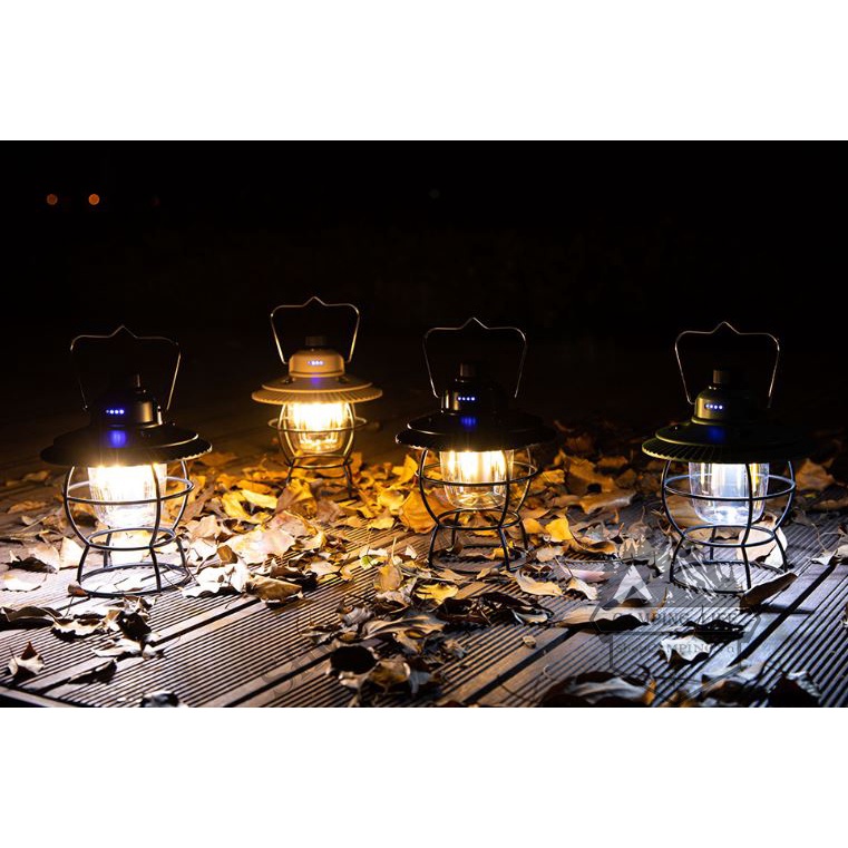 Đèn Retro Lamp phong cách vintage cổ điển, đèn treo lều pin sạc cắm trại dã ngoại - Camping VietNam