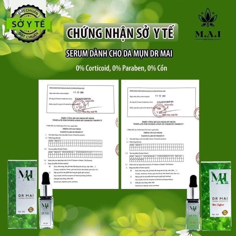 [CHUYÊN SỈ] Thảo mộc giảm mun DR Mai