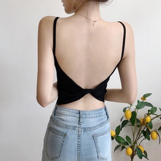 Thanh lý Áo bra croptop xoắn lưng