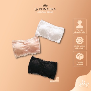 ÁO QUÂY nữ ren LA REINA BRA - LRAB011 không dây, thiết kế đệm mỏng chống tụt, hàng cao cấp