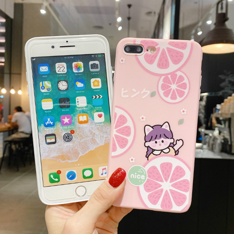 Ốp lưng iphone 6 6splus 6s 6plus 7 8 7plus 8plus 12 12pro 12promax 12Mini 11 11pro 11promax XSMAX X XS XR Cô gái hoạt hình