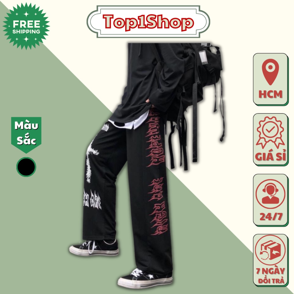 Quần Baggy Unisex, Quần Nỉ Họa Tiết Whale Thời Trang Chất Vải Co Giãn Mềm Mịn, Không Xù Hot Trend Đom Đóm 4 Mùa