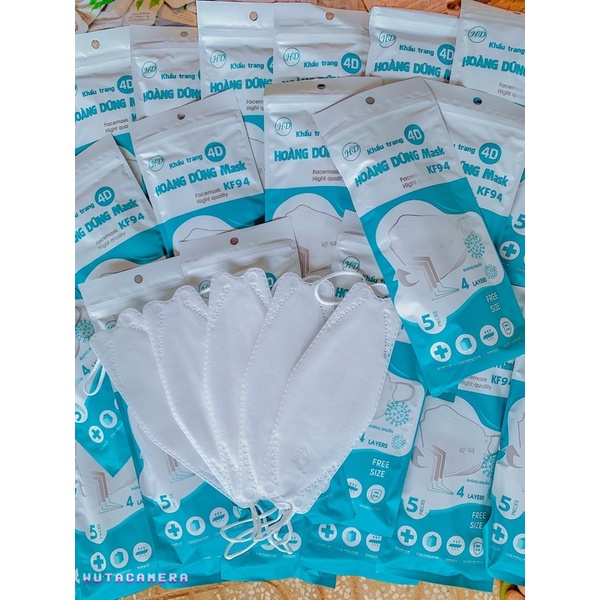 [ 50cái ] Khẩu Trang 4D KF94 Hàn Quốc HOÀNG DŨNG MASK