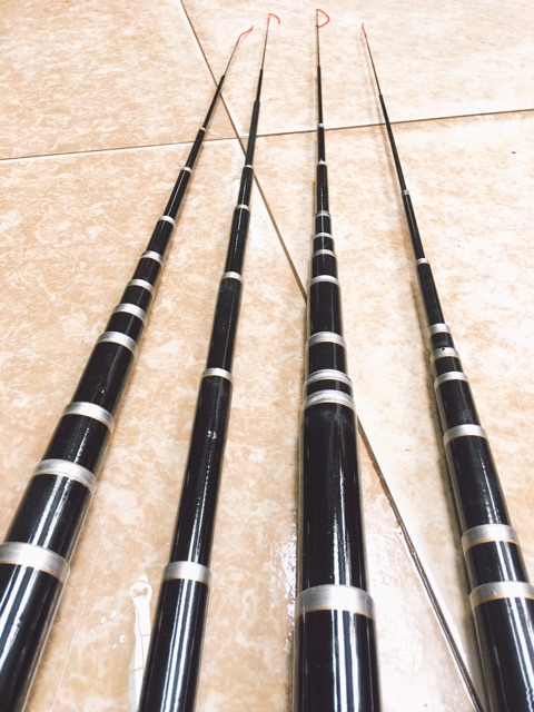 BỘ CẦN CÂU ĐƠN RA Đá dài2,7m 3,6m 4,5m 5,4m tặng nhiều thứ