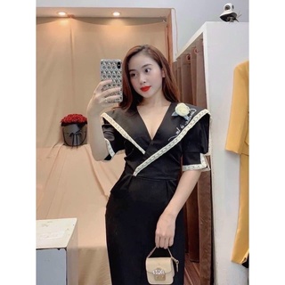 Bigsize đầm hoa thêu 55-95kg