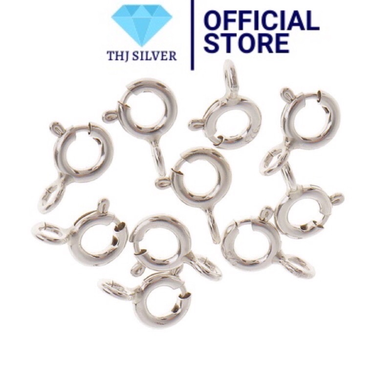 Móc Khoá Tròn Dây Chuyền Chuẩn Bạc Ta - Thj Silver